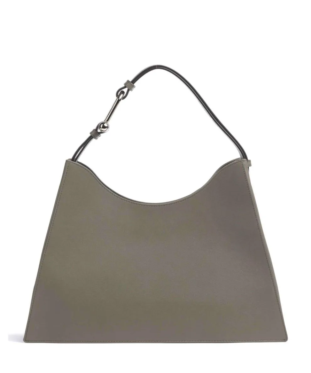 Nuvola L Beuteltasche fein genarbtes Leder khaki