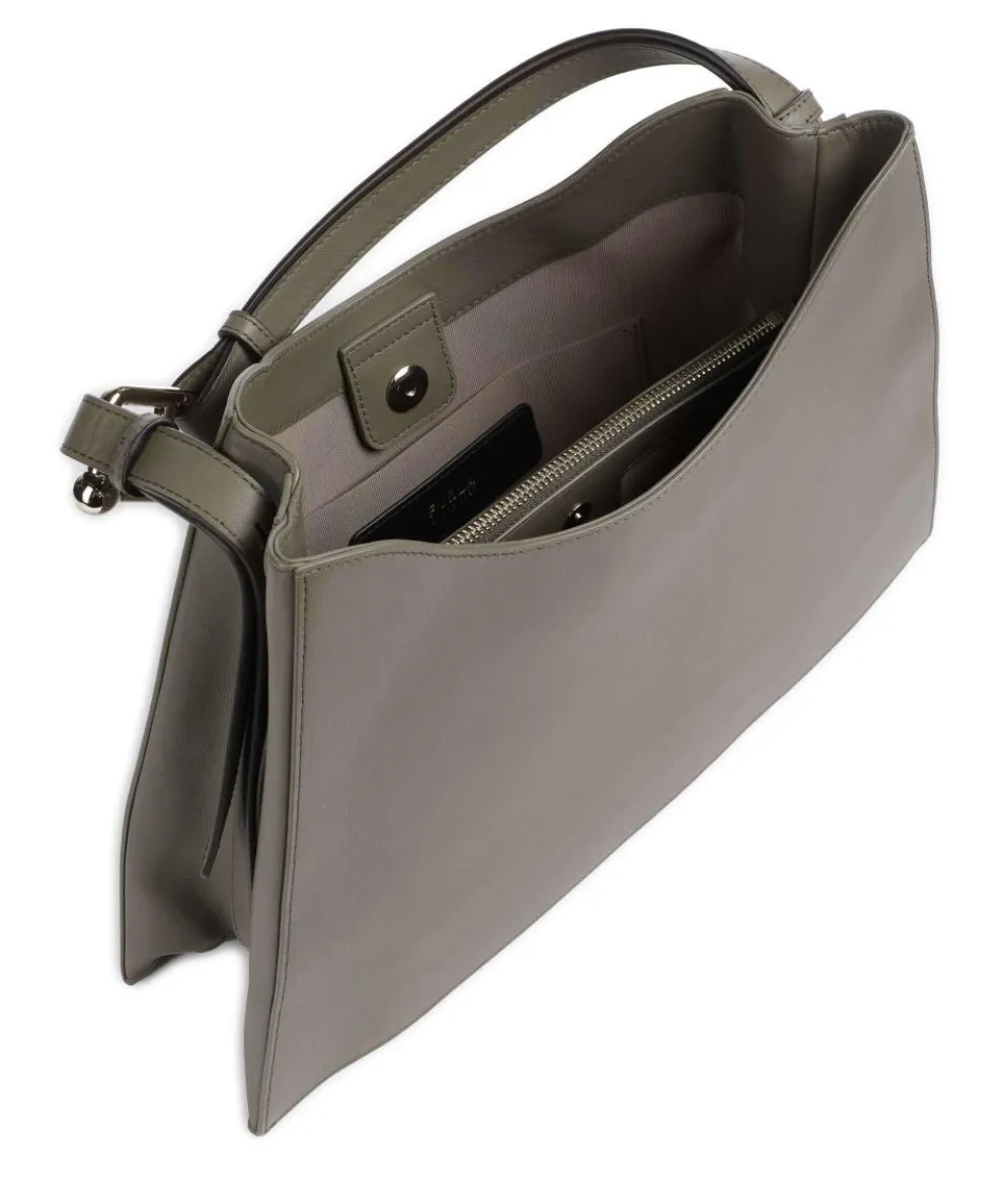 Nuvola L Beuteltasche fein genarbtes Leder khaki