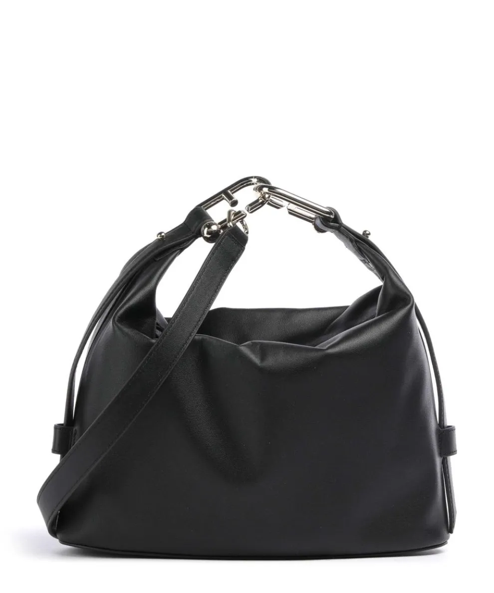 Nuvola M Handtasche fein genarbtes Leder schwarz