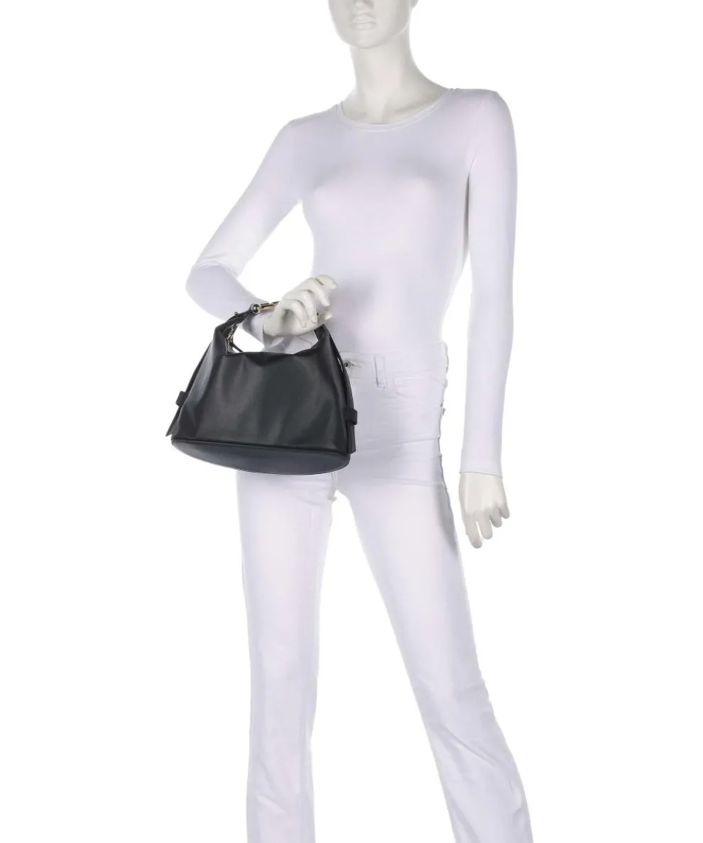 Nuvola M Handtasche fein genarbtes Leder schwarz