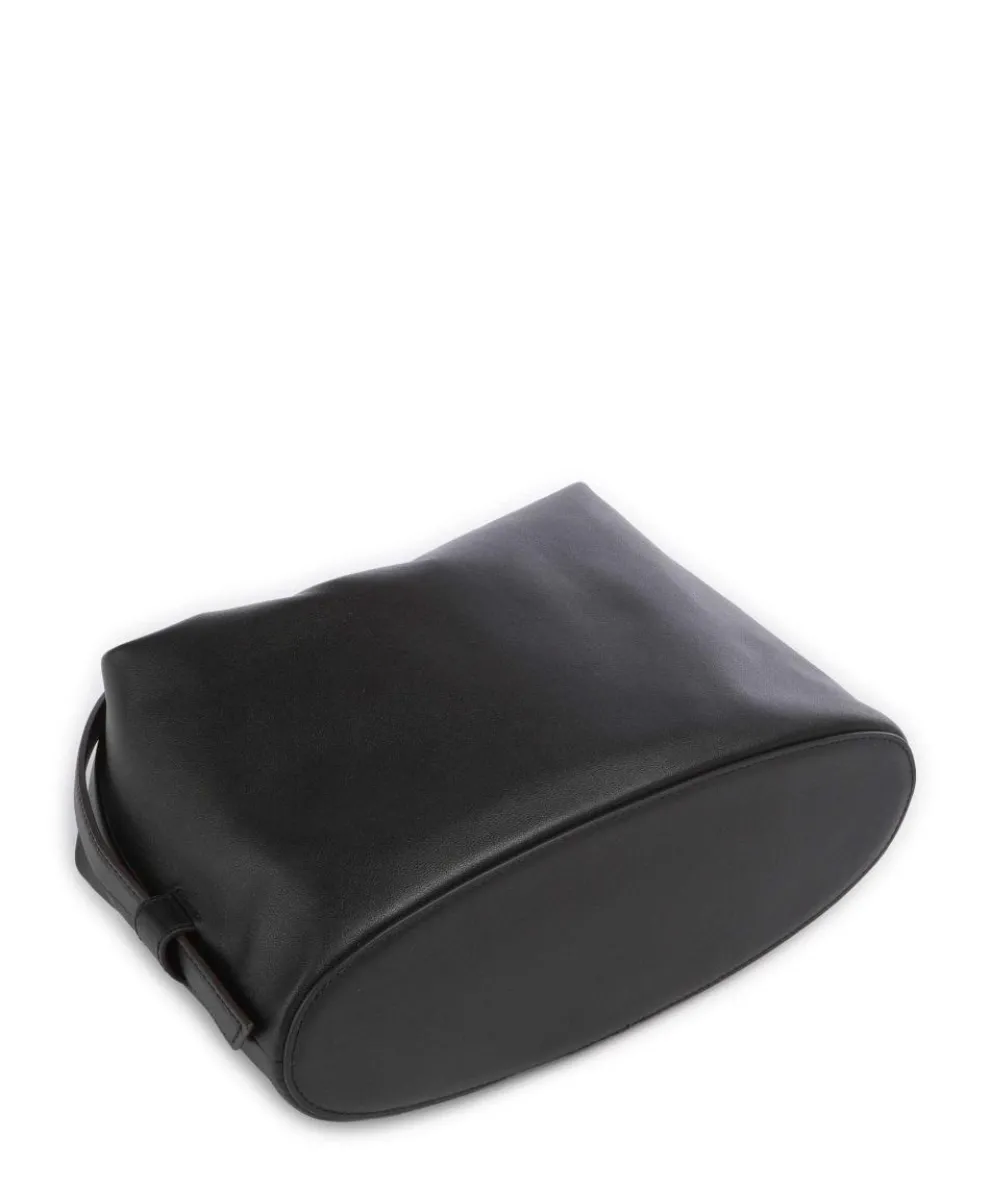 Nuvola M Handtasche fein genarbtes Leder schwarz