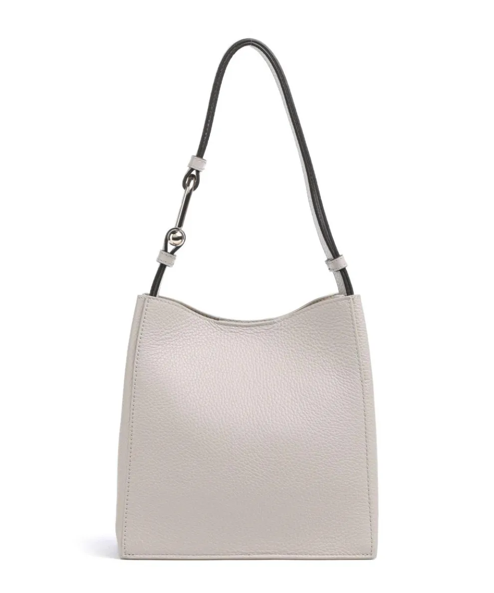 Nuvola Mini Beuteltasche genarbtes Kalbsleder beige