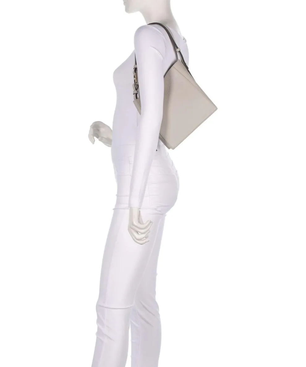 Nuvola Mini Beuteltasche genarbtes Kalbsleder beige