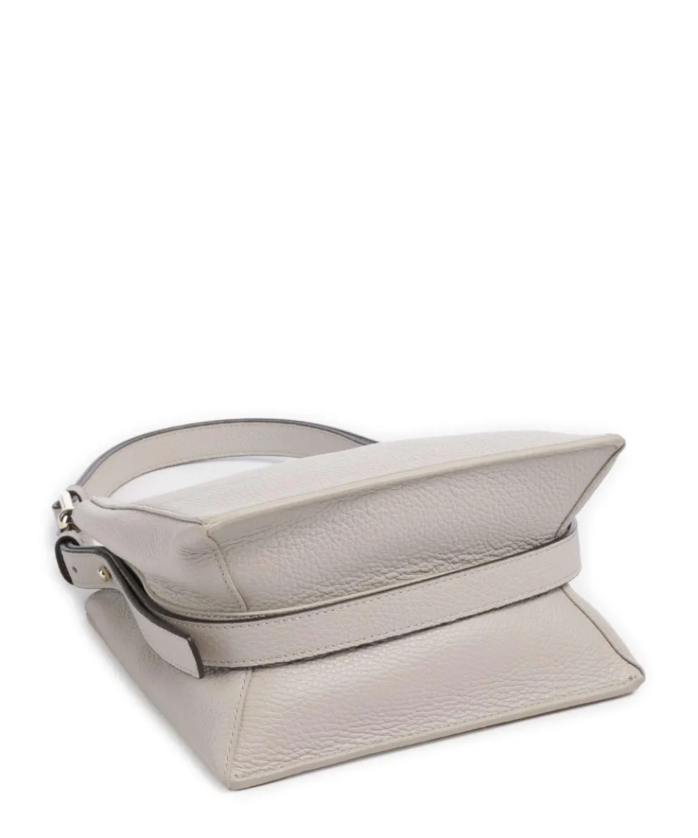 Nuvola Mini Beuteltasche genarbtes Kalbsleder beige
