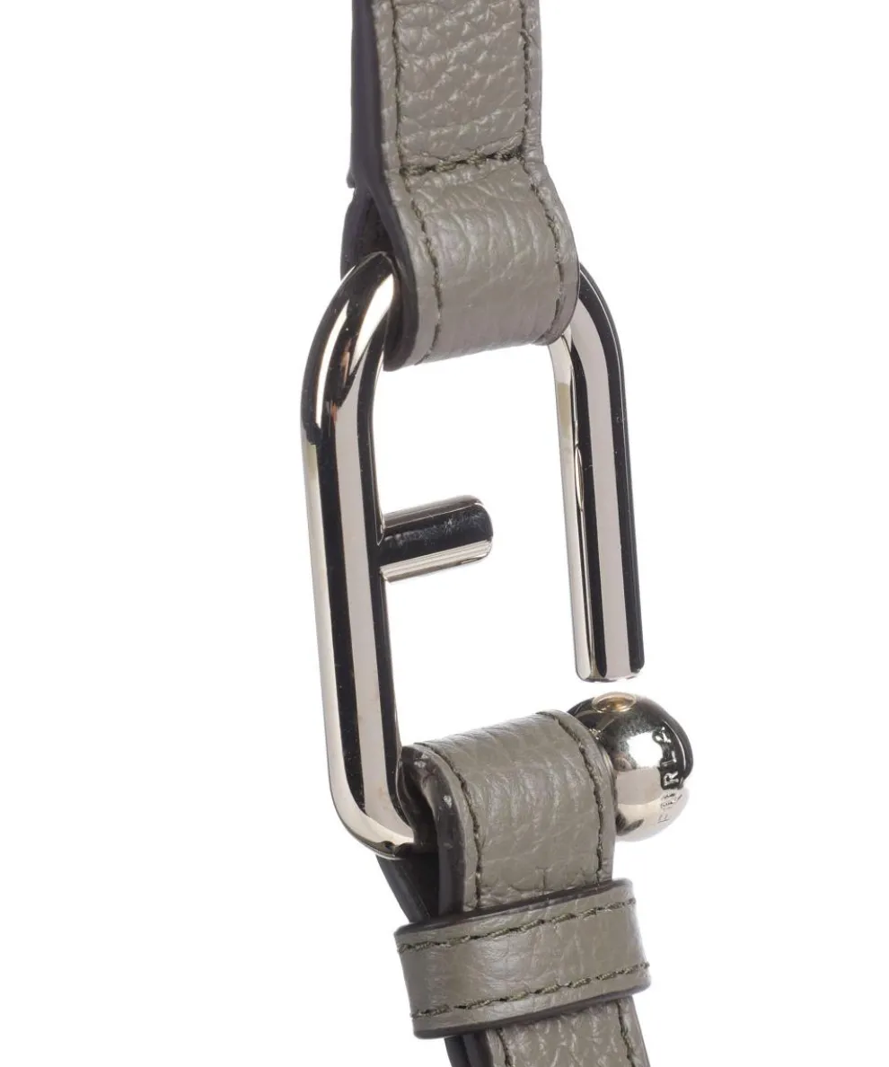 Nuvola S Umhängetasche genarbtes Leder khaki