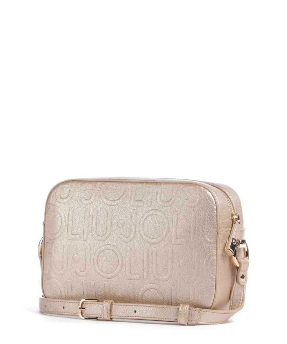 Manhattan M Umhängetasche Lederimitat gold