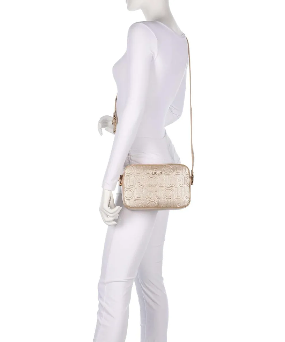 Manhattan M Umhängetasche Lederimitat gold