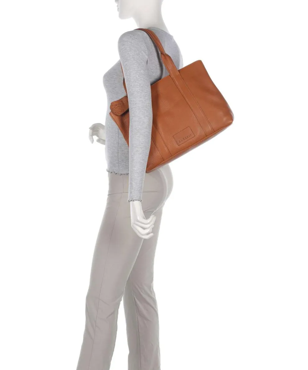 Soft Skylar Aktentasche 13″ genarbtes Leder cognac