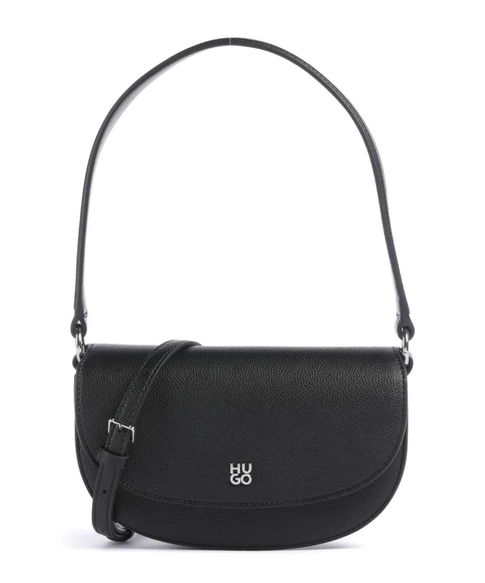 Chris 2.0 Schultertasche Lederimitat schwarz