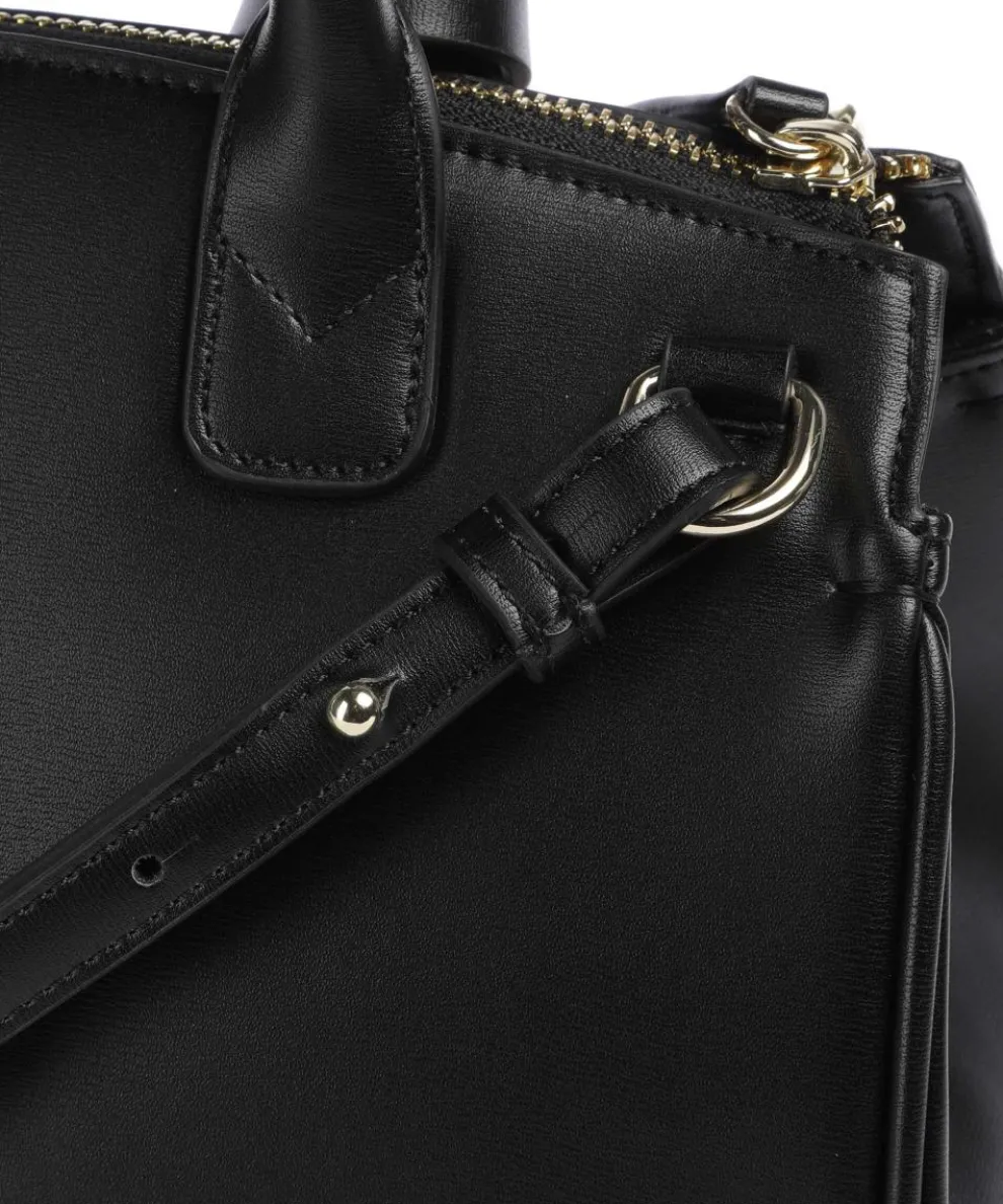 Jane M Handtasche Lederimitat schwarz
