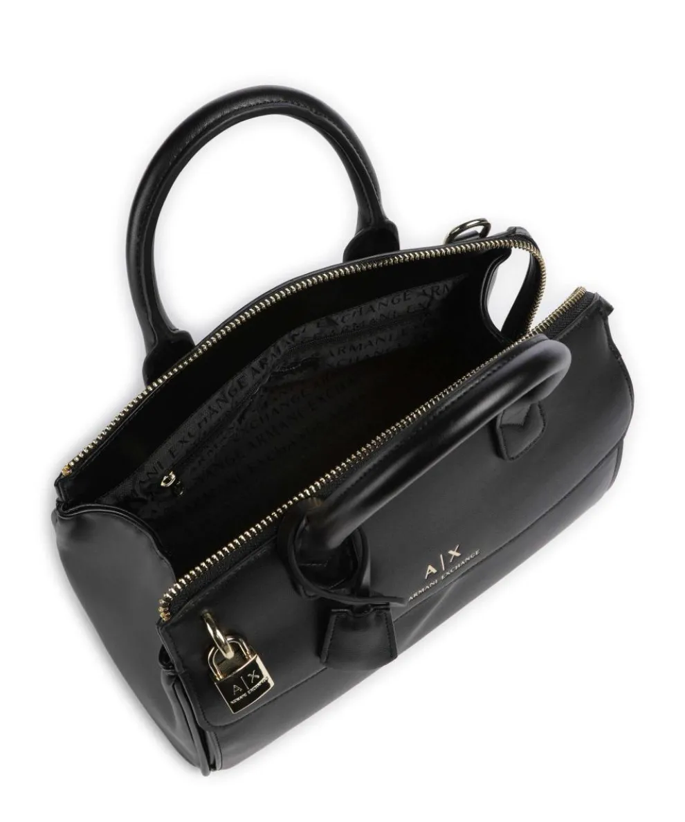 Jane M Handtasche Lederimitat schwarz