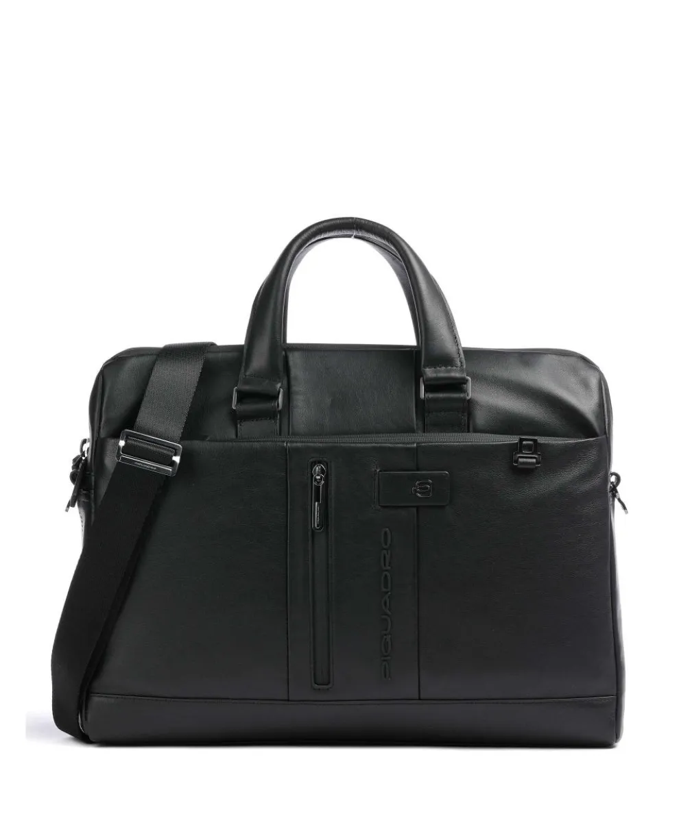 Urban Aktentasche 15″ genarbtes Rindsleder schwarz