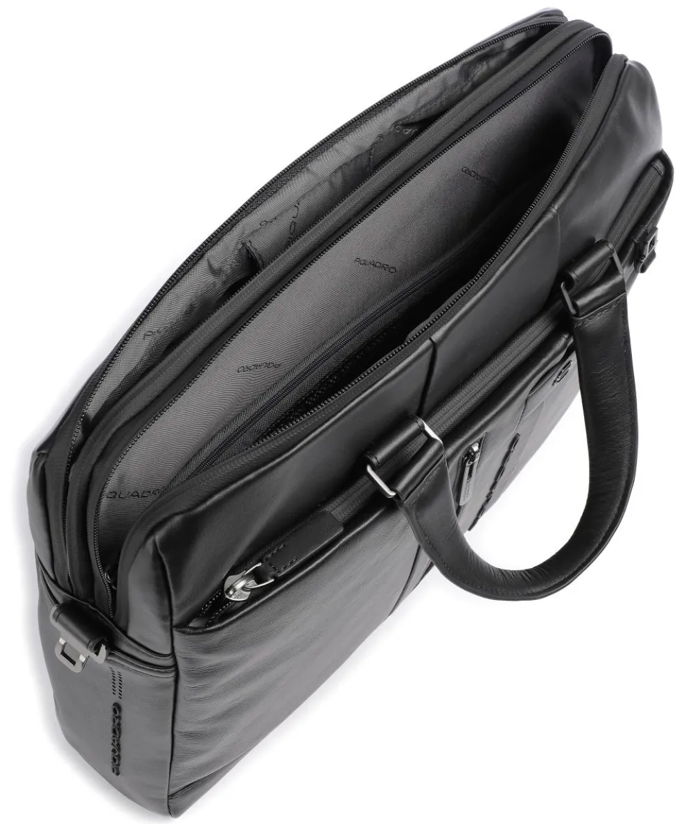 Urban Aktentasche 15″ genarbtes Rindsleder schwarz