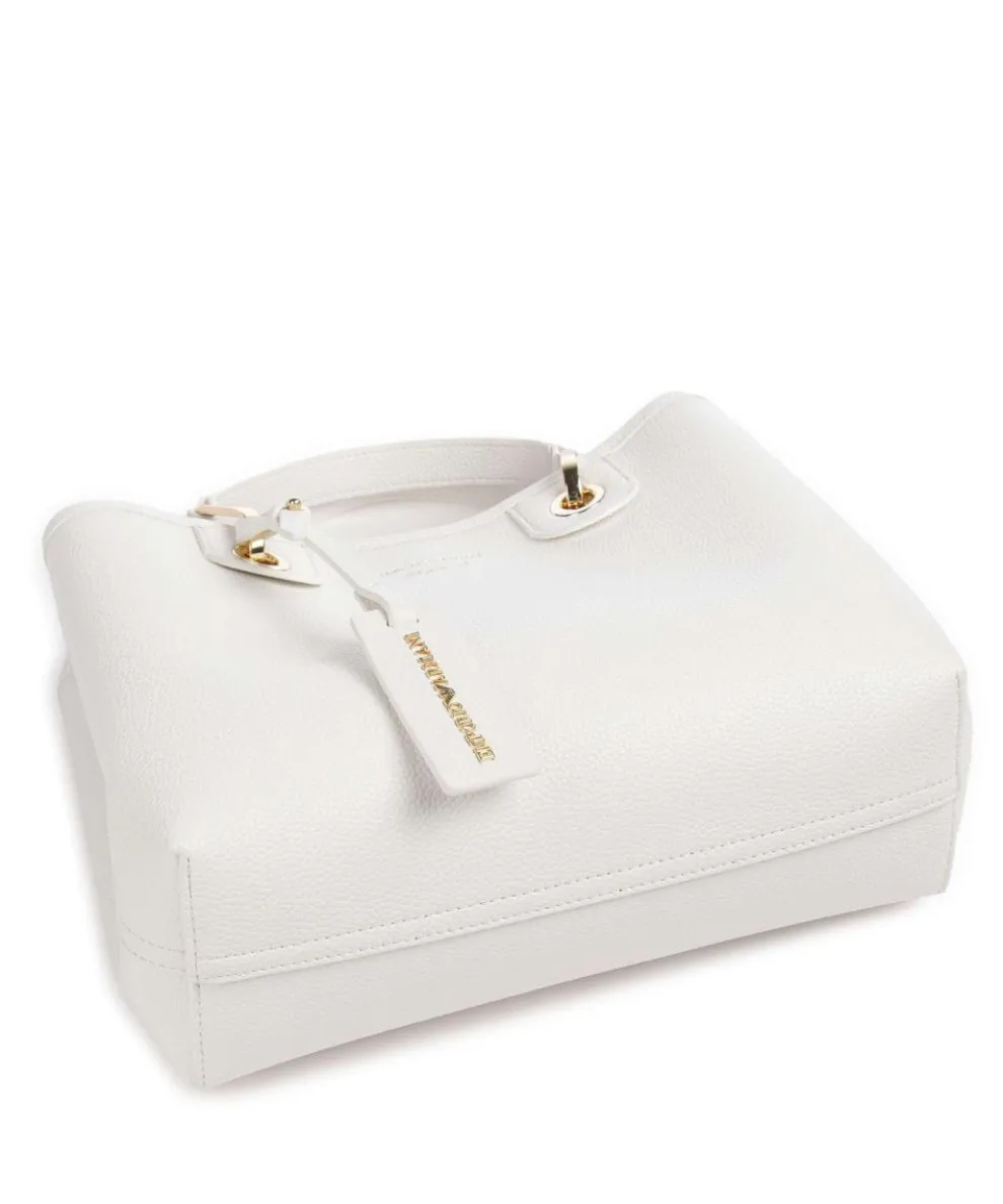 My EA Handtasche Lederimitat weiß