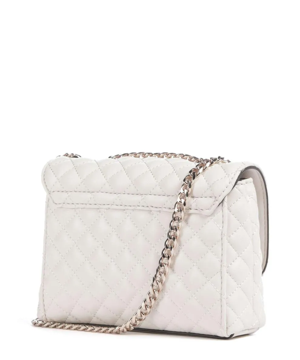 Everlee Schultertasche Lederimitat creme