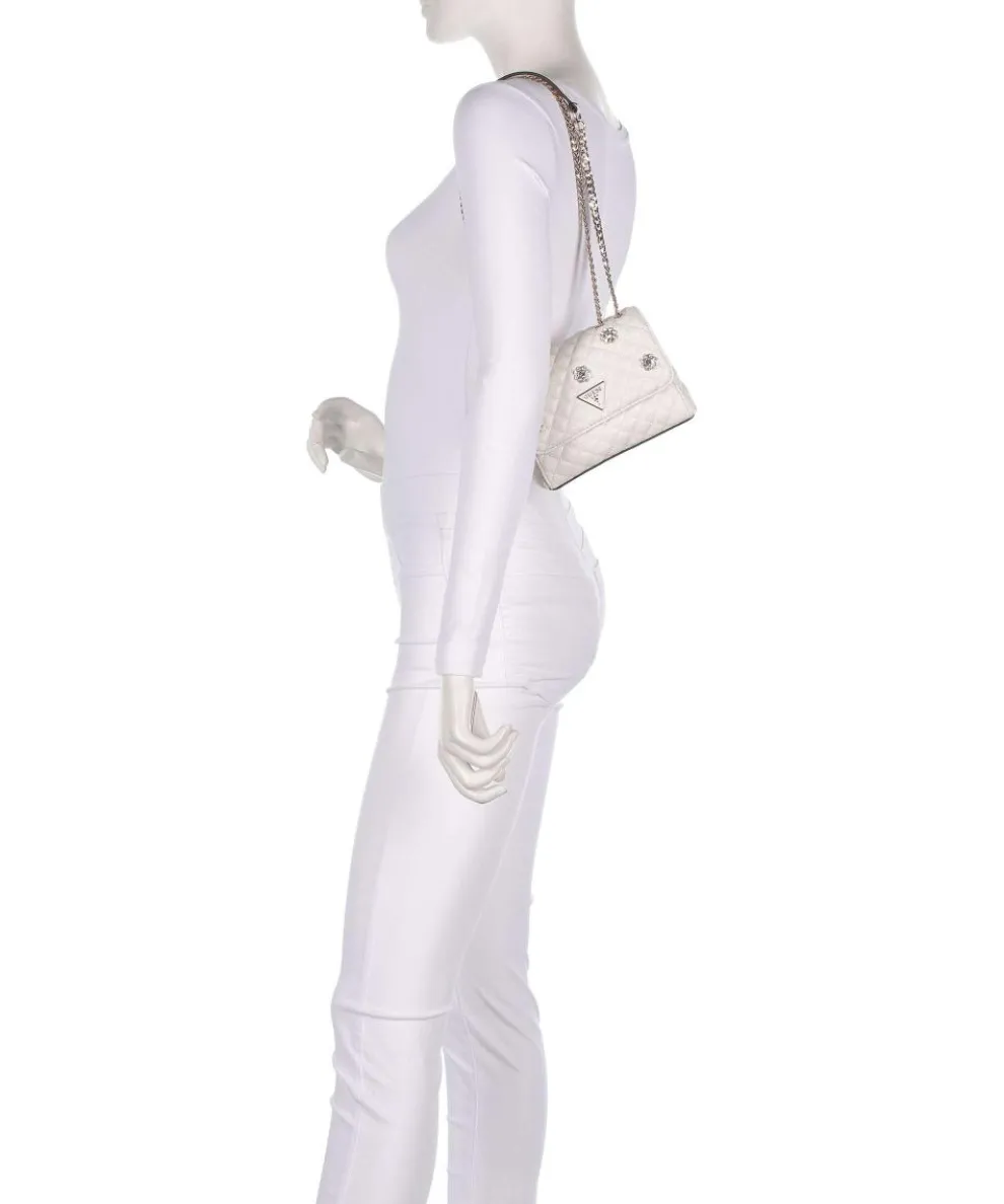 Everlee Schultertasche Lederimitat creme