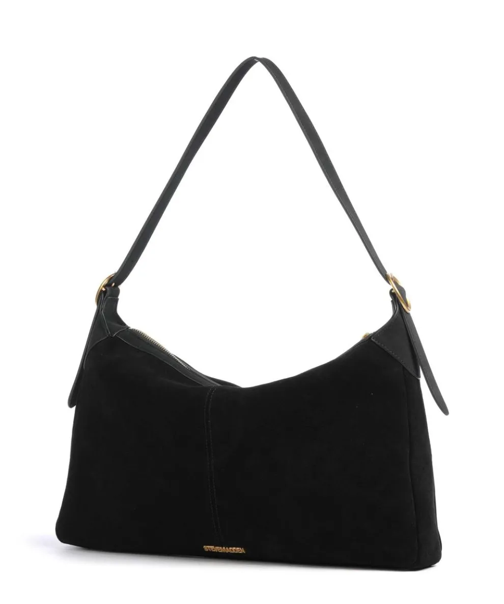 BKLARITY Beuteltasche Wildleder schwarz