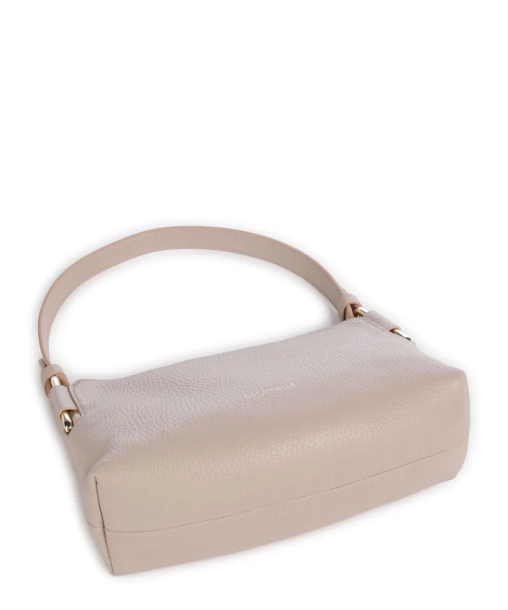 Rebekka Schultertasche genarbtes Rindsleder beige