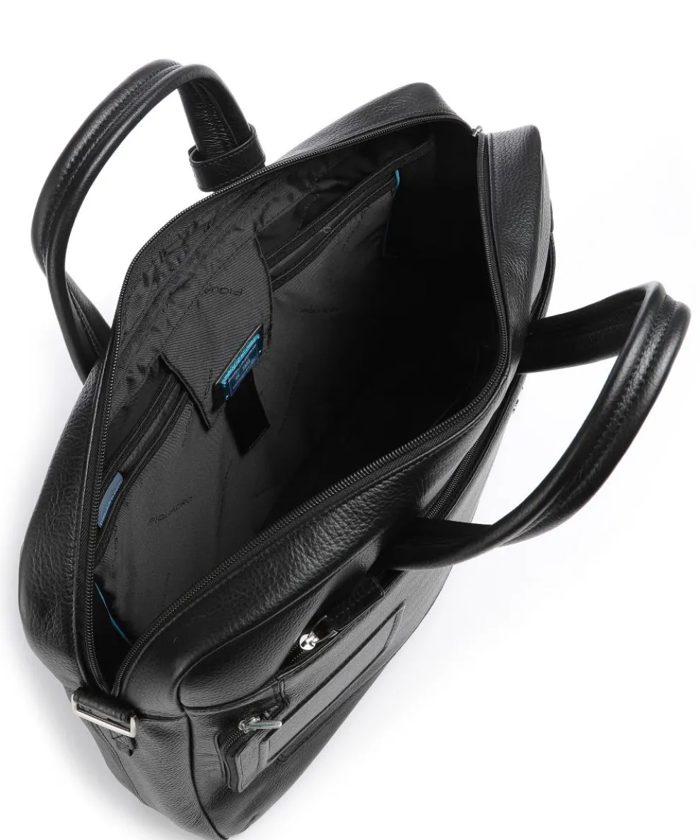 VIBE Aktentasche 15″ genarbtes Rindsleder schwarz