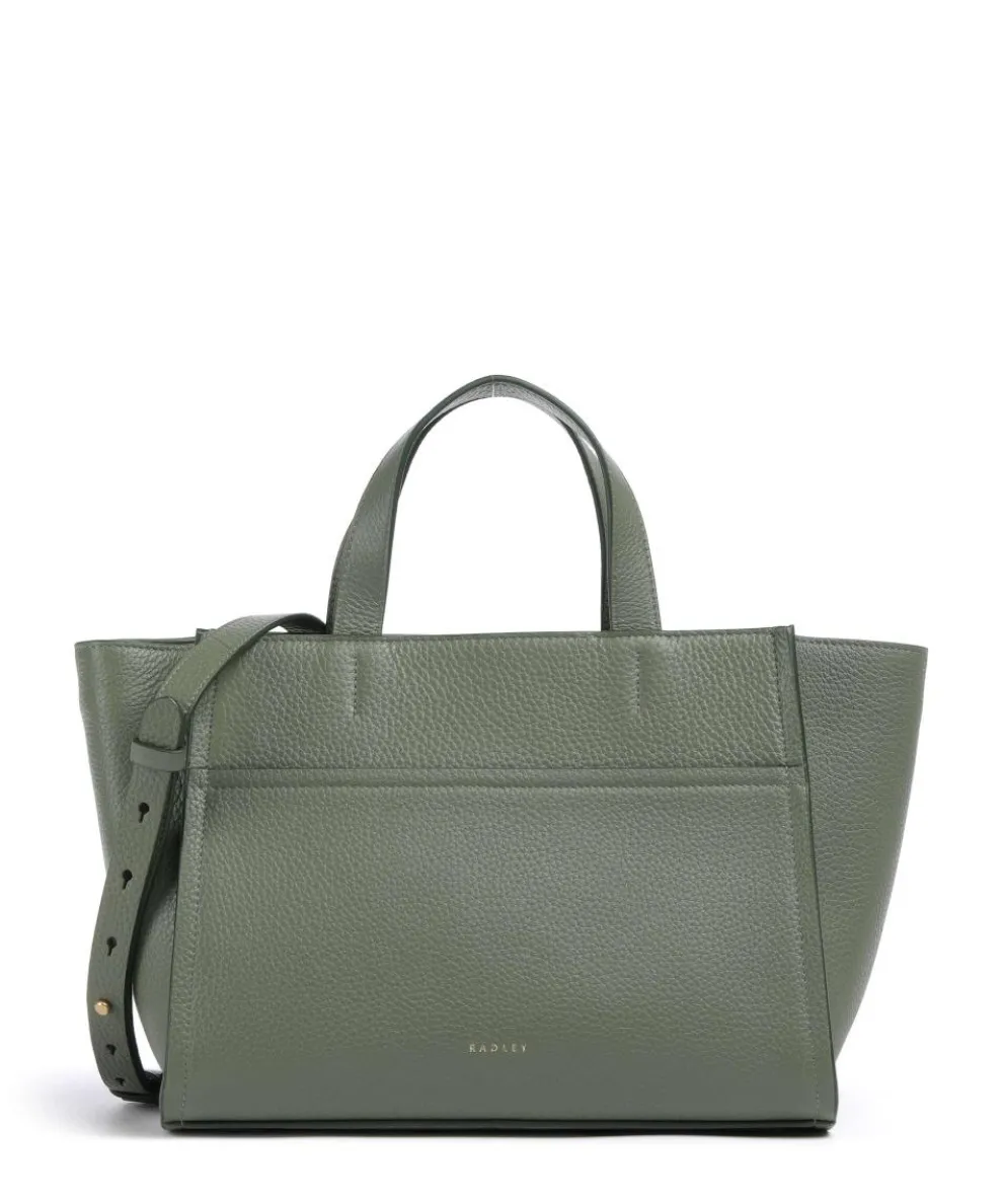 Oak Street Handtasche genarbtes Rindsleder khaki