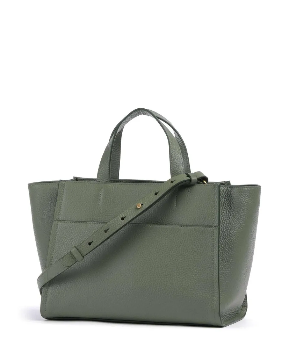 Oak Street Handtasche genarbtes Rindsleder khaki