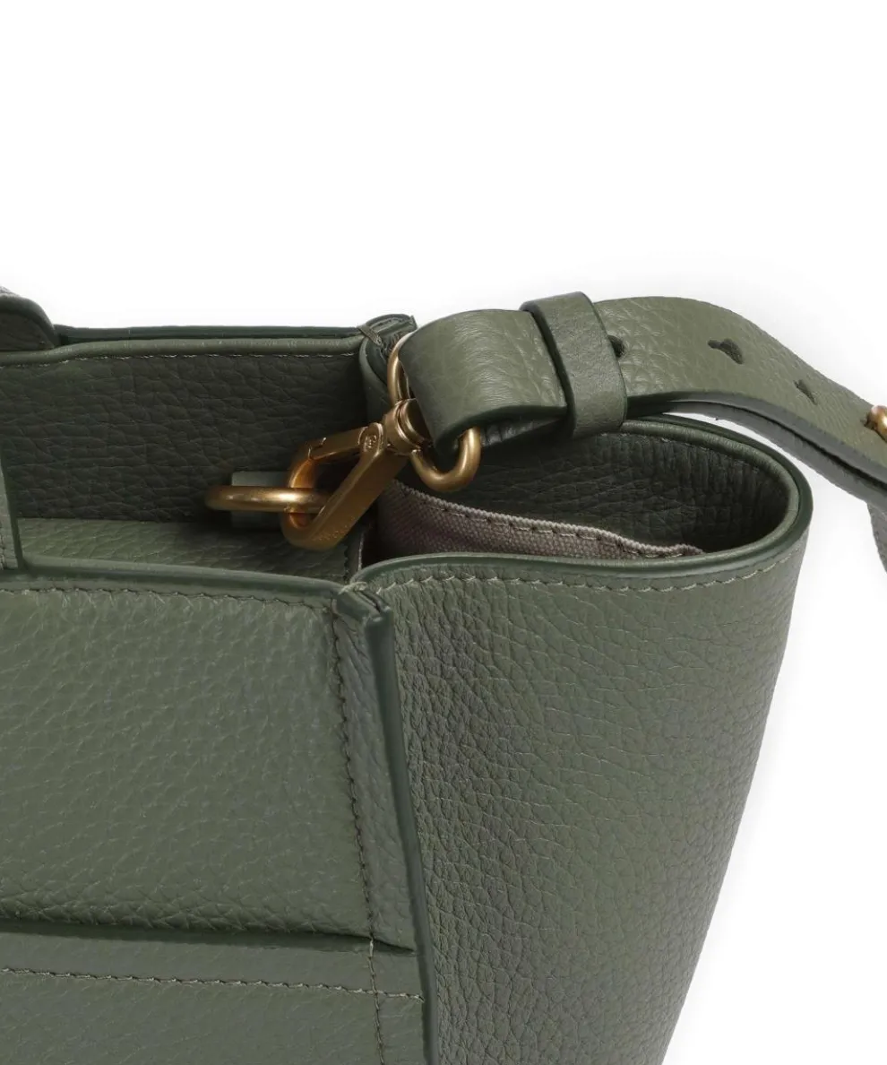 Oak Street Handtasche genarbtes Rindsleder khaki
