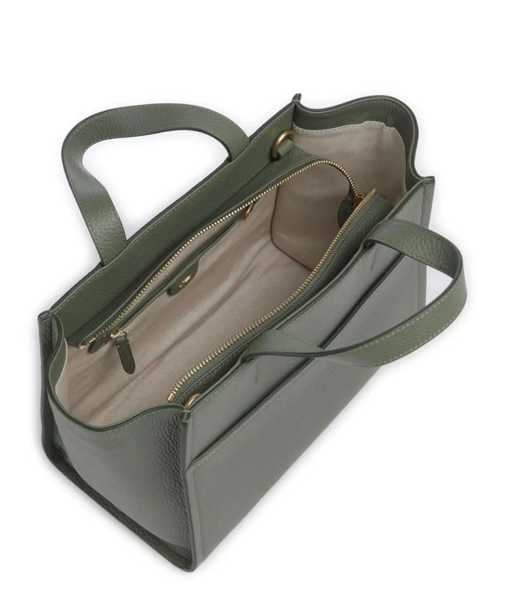 Oak Street Handtasche genarbtes Rindsleder khaki