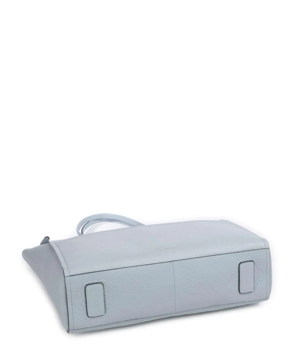 Oak Street Shopper genarbtes Rindsleder hellblau