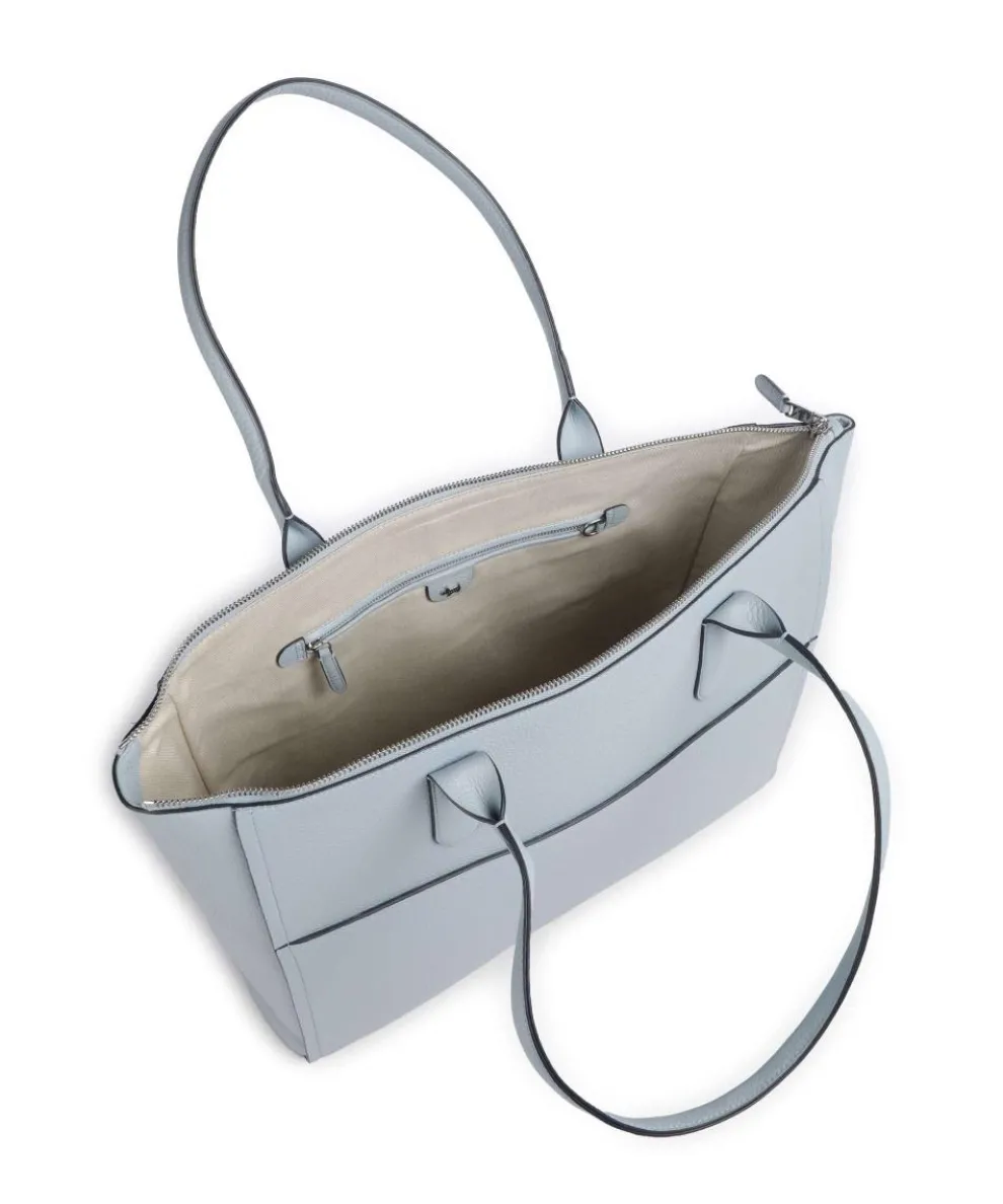 Oak Street Shopper genarbtes Rindsleder hellblau