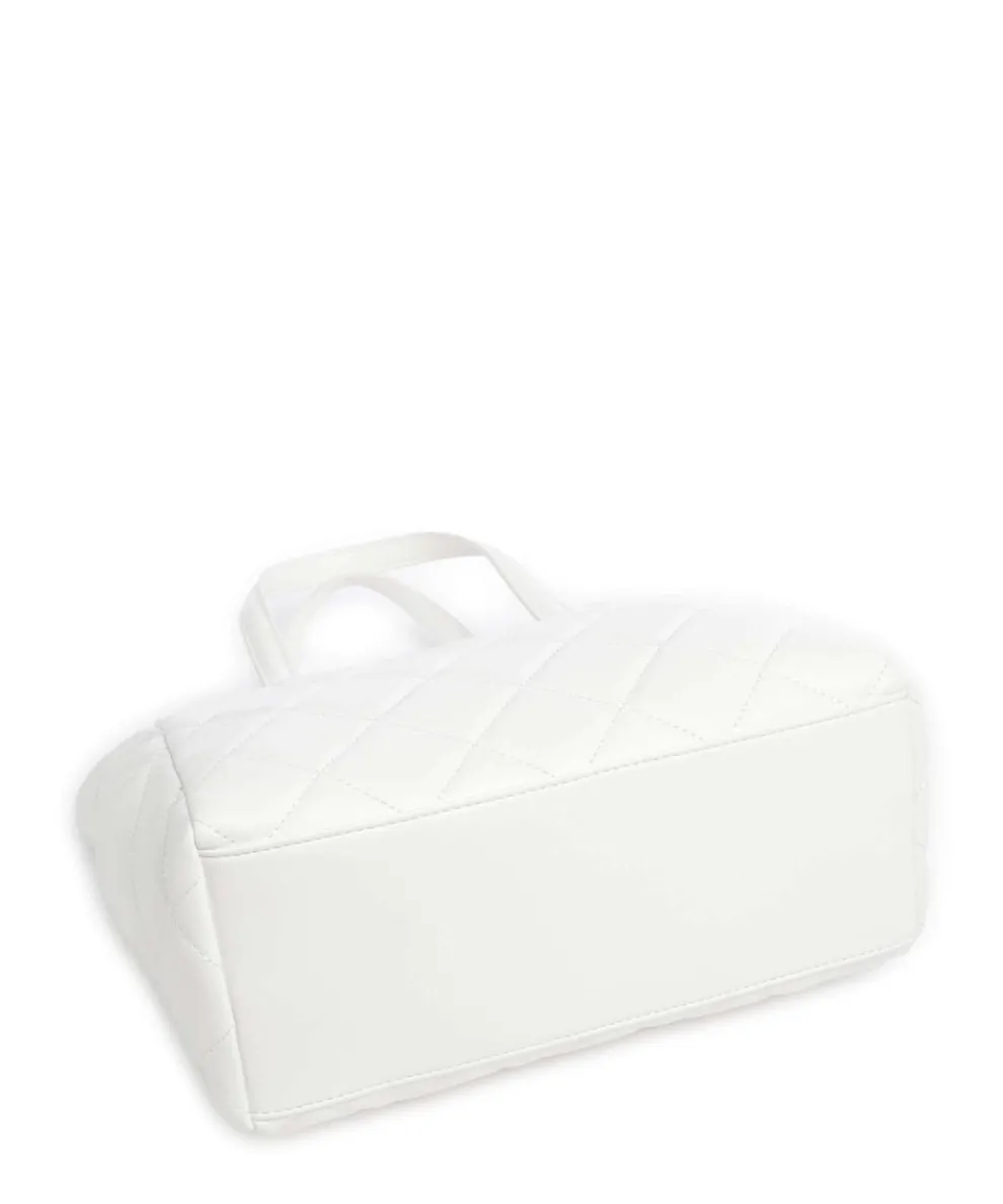 Ocarina Handtasche Lederimitat weiß