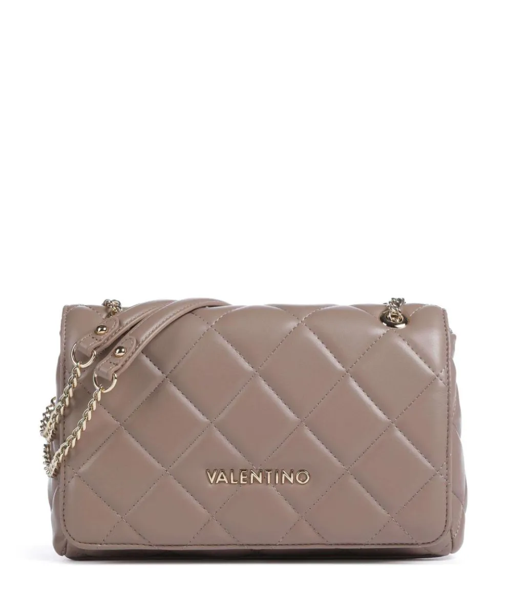 Ocarina Schultertasche Lederimitat taupe