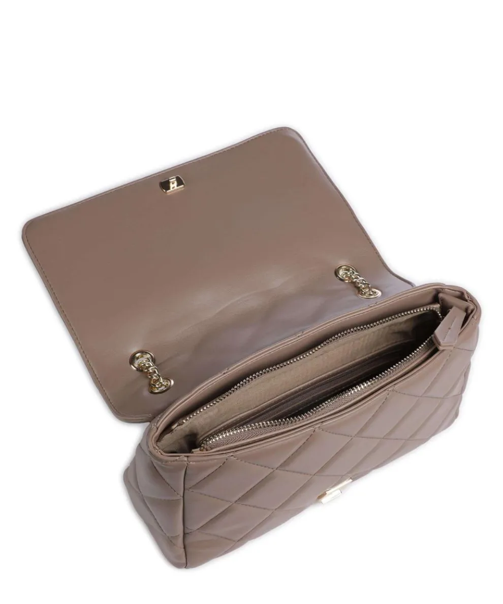 Ocarina Schultertasche Lederimitat taupe