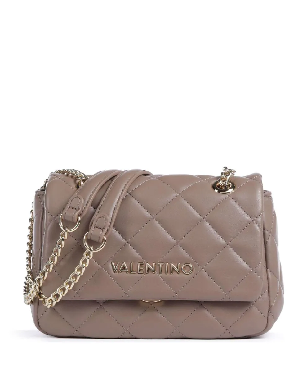 Ocarina Schultertasche Lederimitat taupe