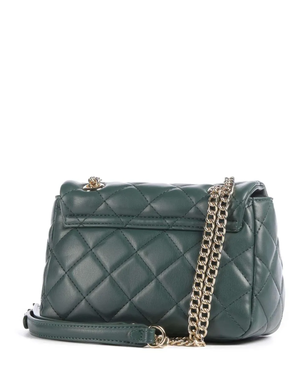 Ocarina Schultertasche Lederimitat dunkelgrün