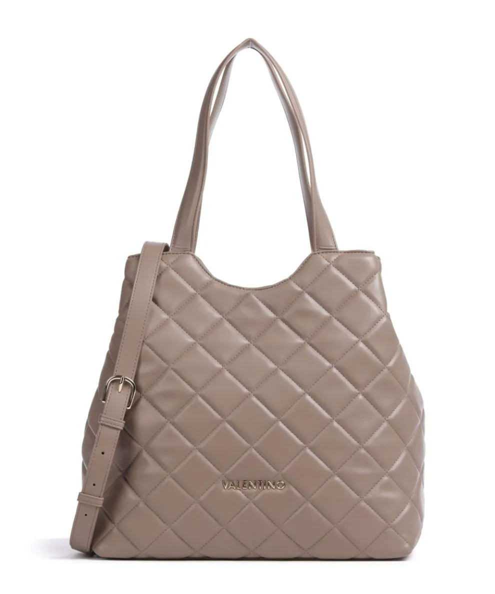 Ocarina Shopper Lederimitat taupe