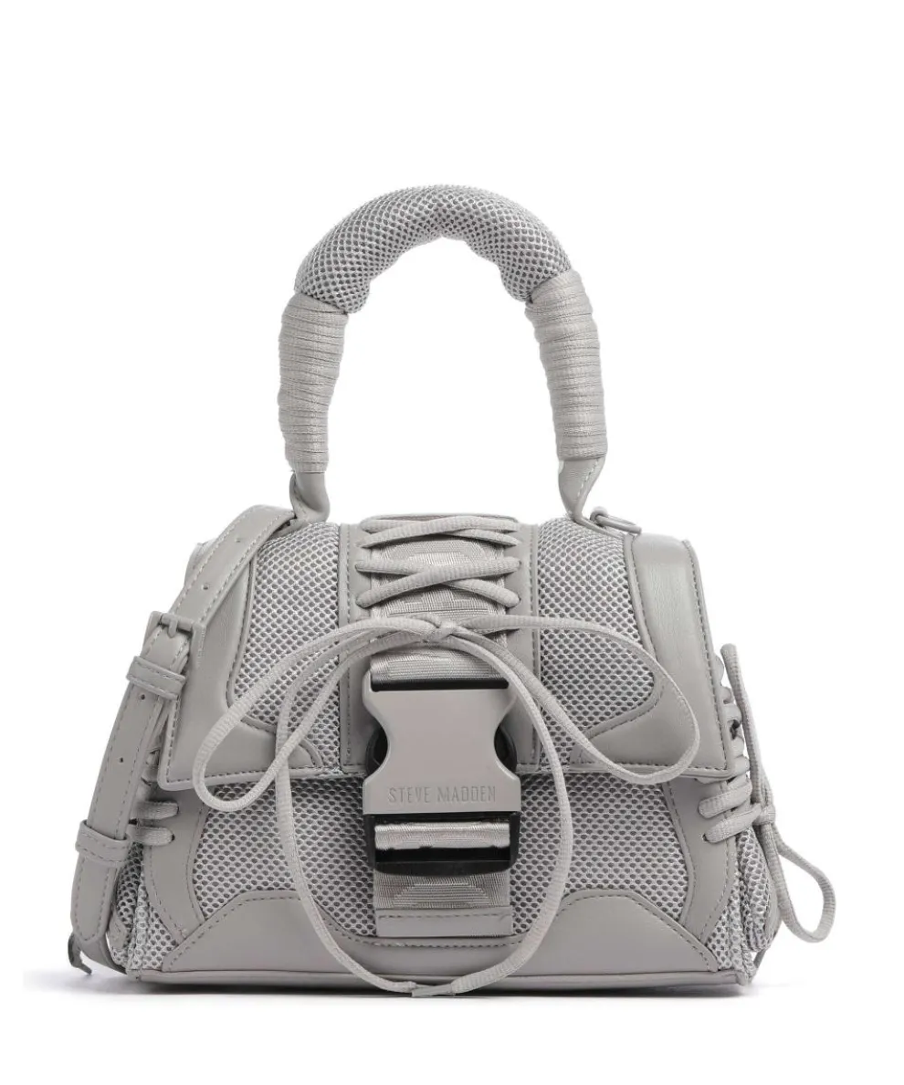 BDIEGO Handtasche Lederimitat, recyceltes Polyester grau