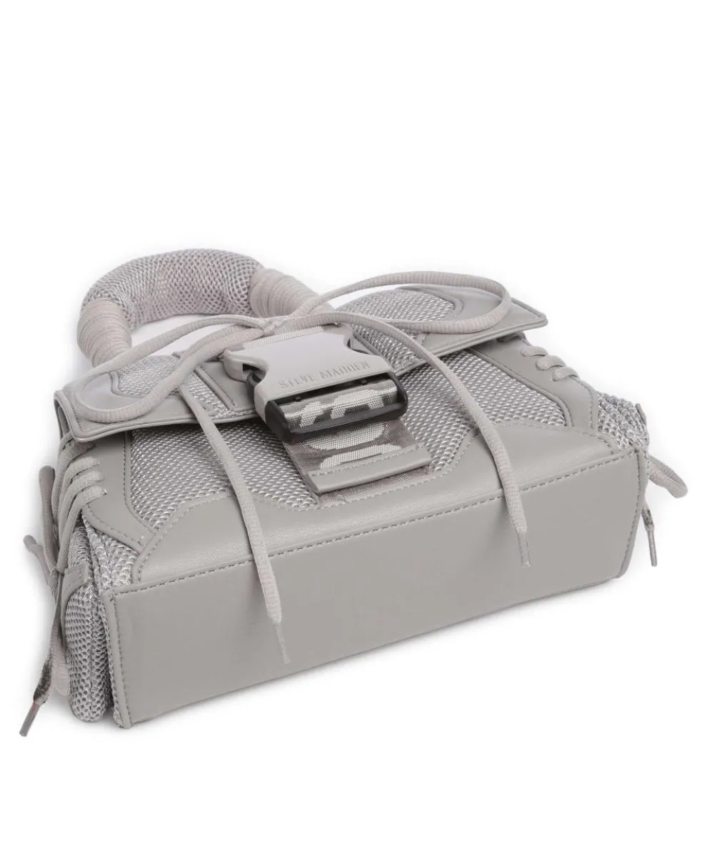 BDIEGO Handtasche Lederimitat, recyceltes Polyester grau