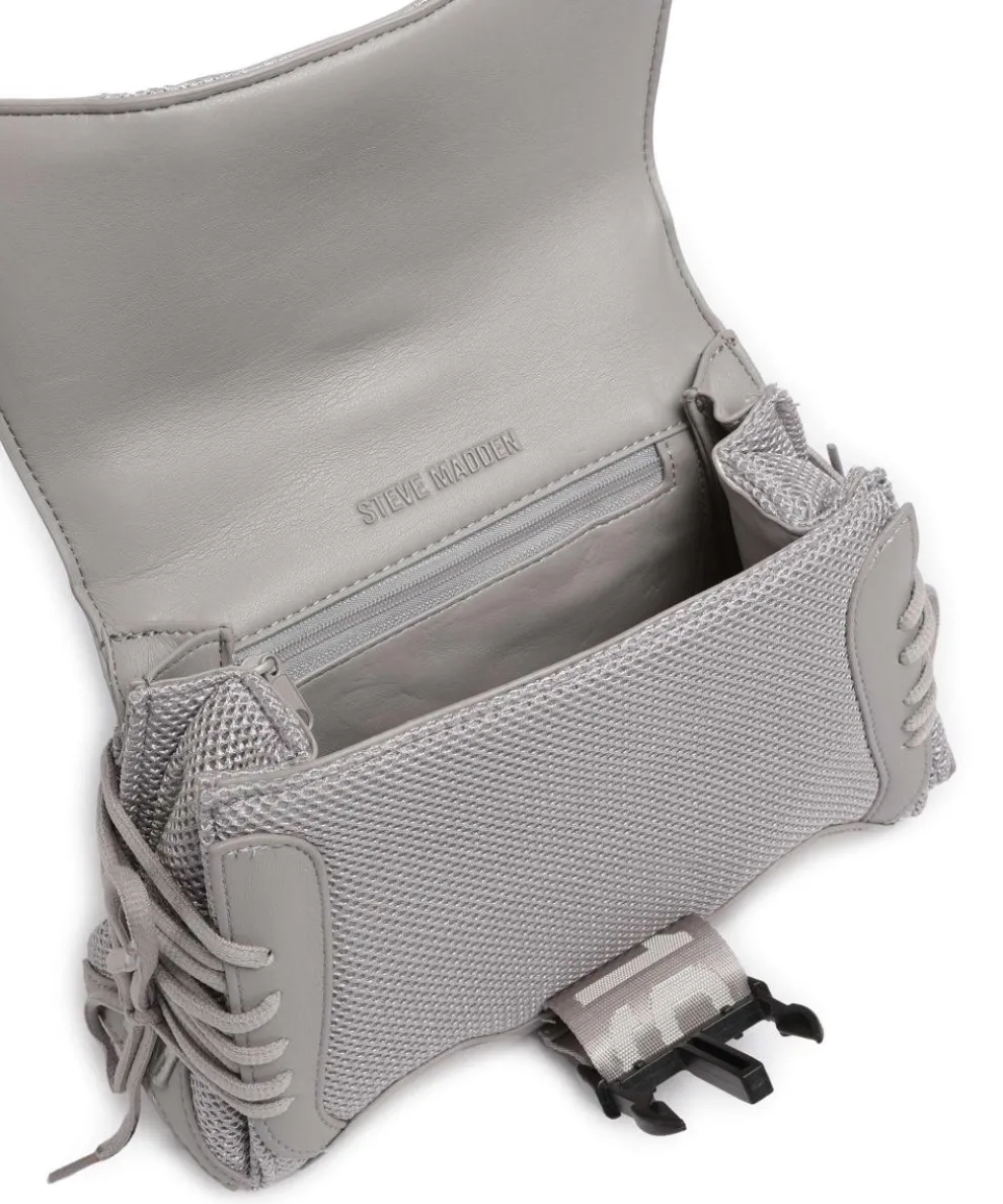 BDIEGO Handtasche Lederimitat, recyceltes Polyester grau