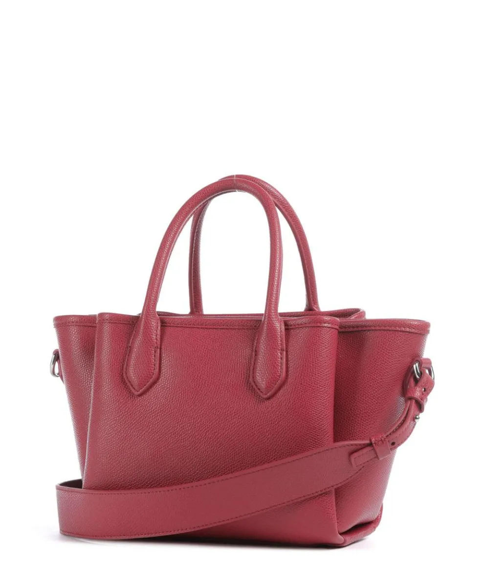 Odette Handtasche Lederimitat dunkelrot