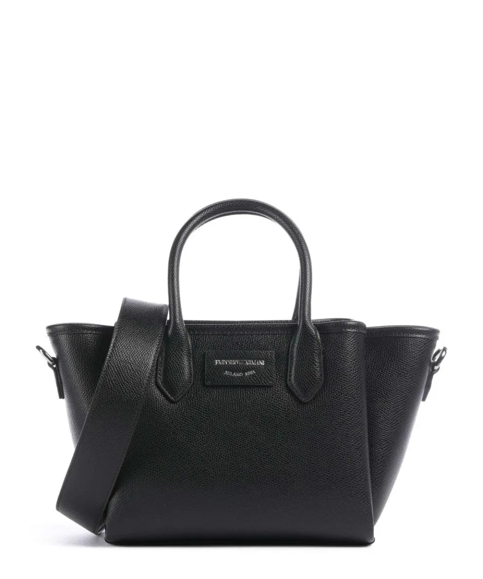 Odette Handtasche Lederimitat schwarz
