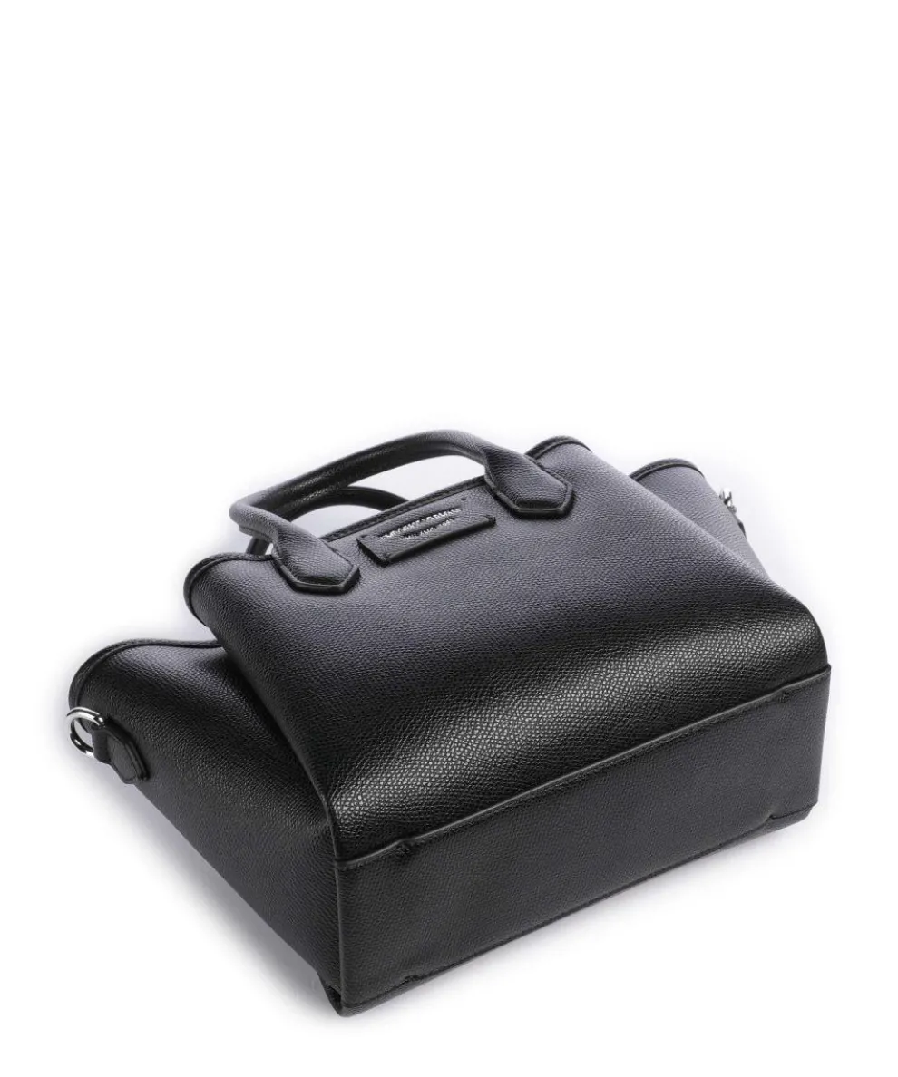 Odette Handtasche Lederimitat schwarz