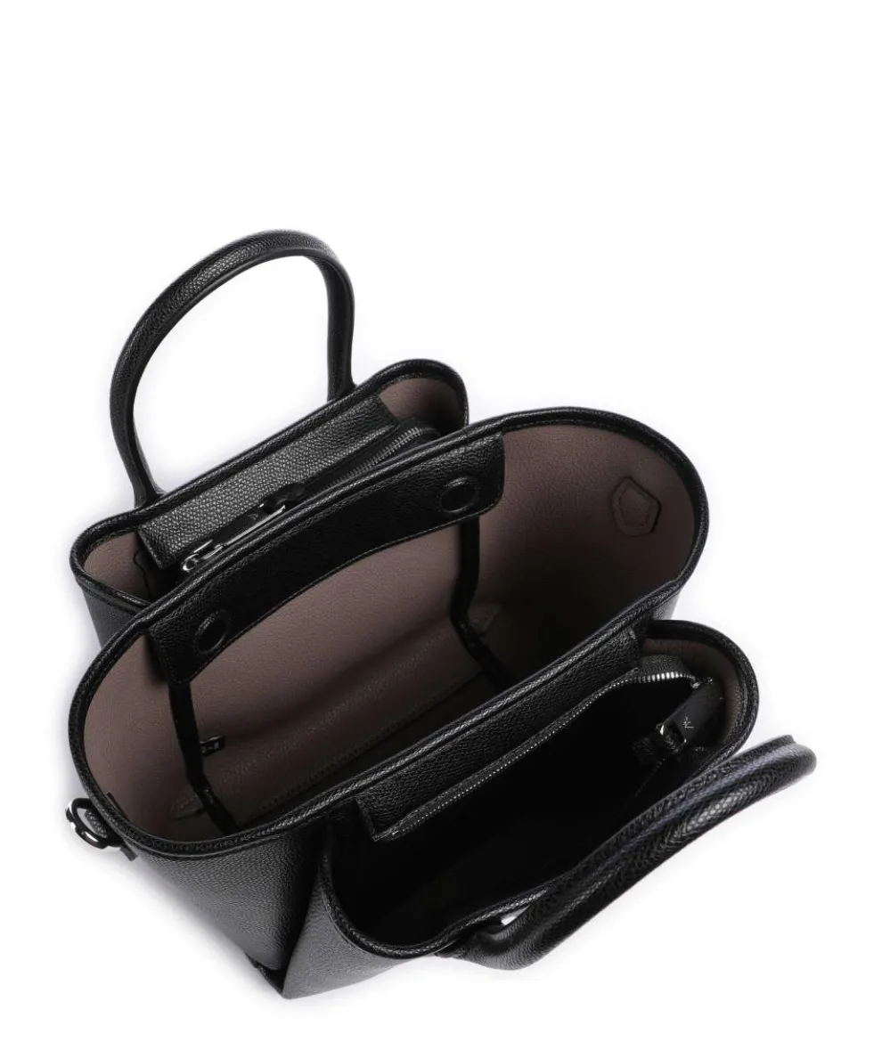 Odette Handtasche Lederimitat schwarz