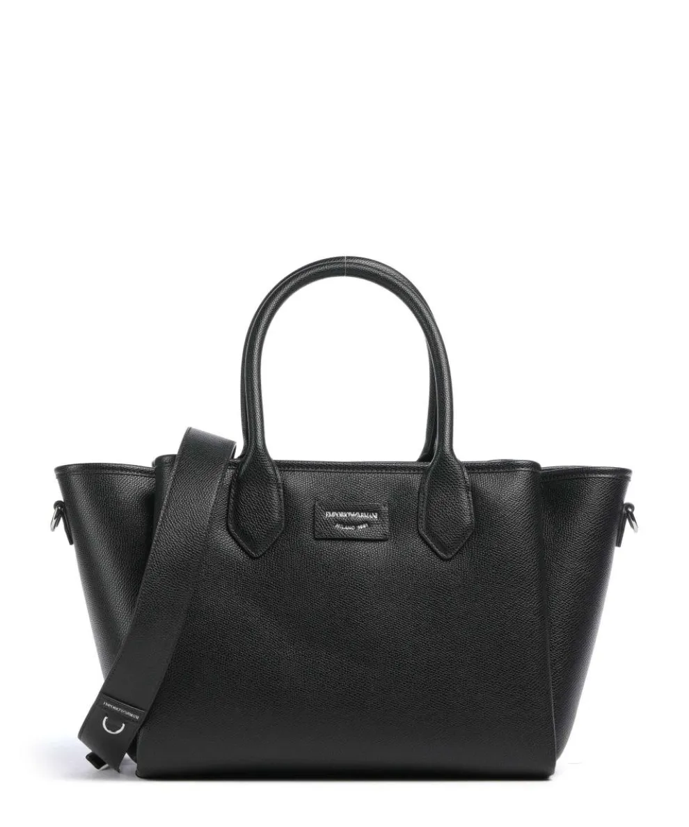 Odette Handtasche Lederimitat schwarz