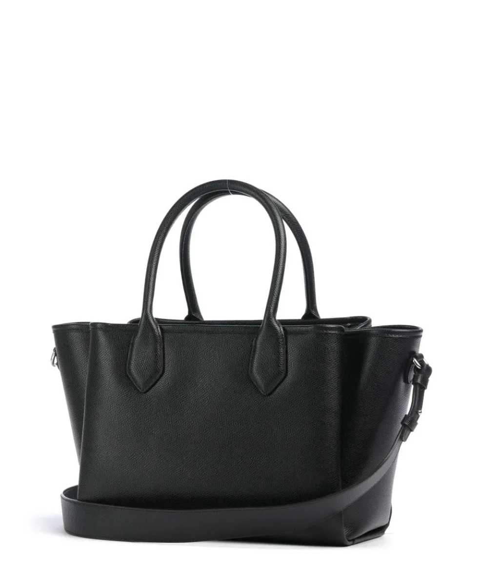 Odette Handtasche Lederimitat schwarz