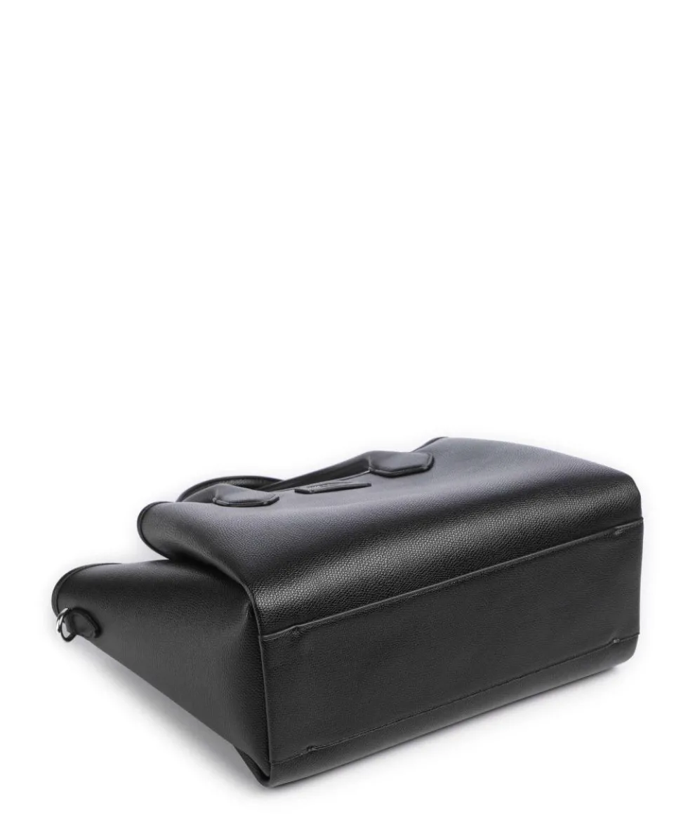 Odette Handtasche Lederimitat schwarz