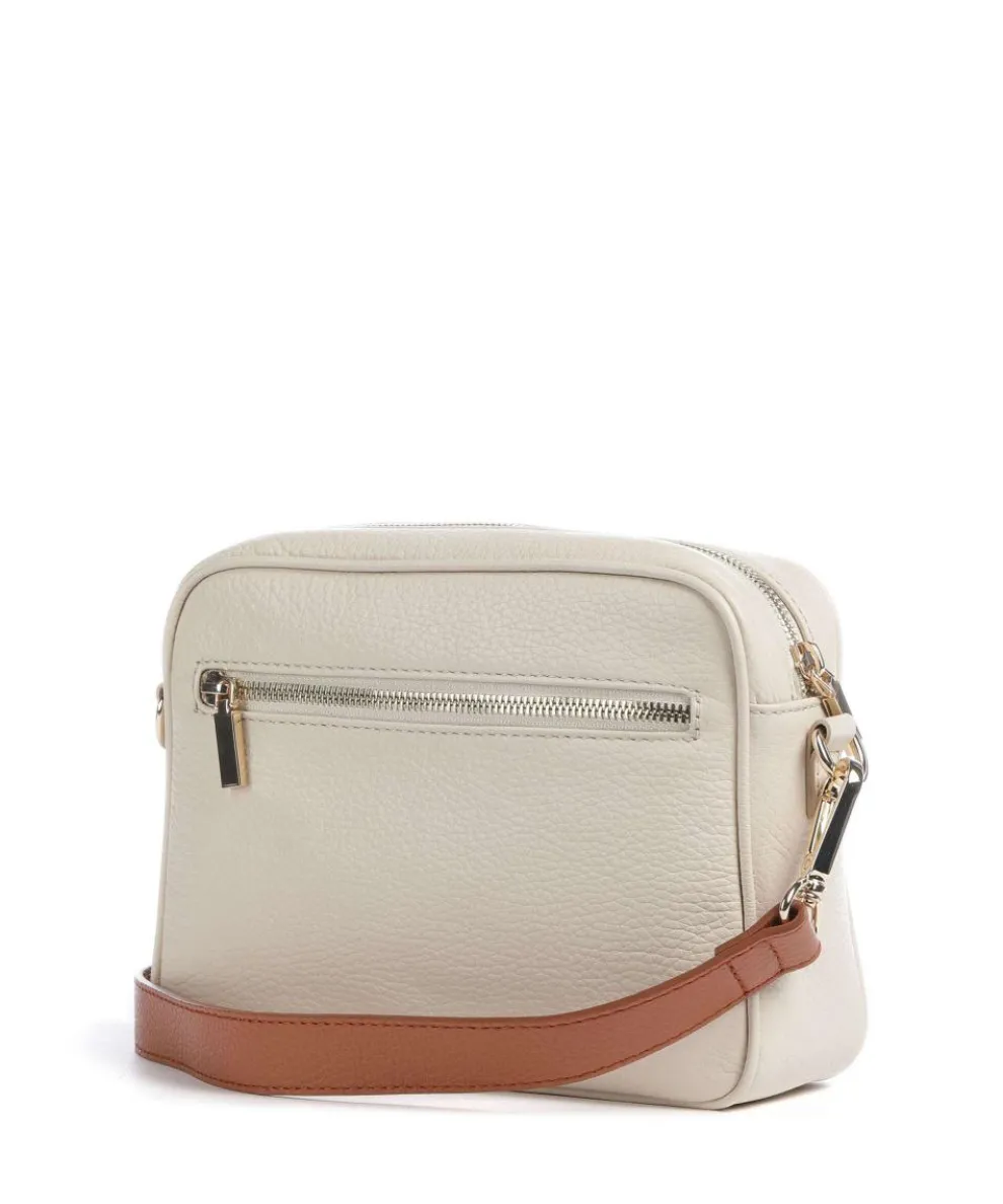 Gondola Magnolia Umhängetasche genarbtes Leder beige