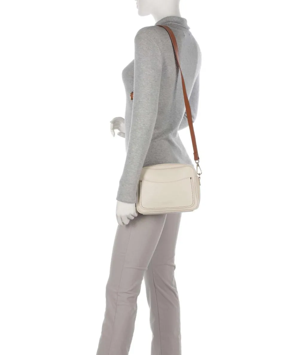 Gondola Magnolia Umhängetasche genarbtes Leder beige