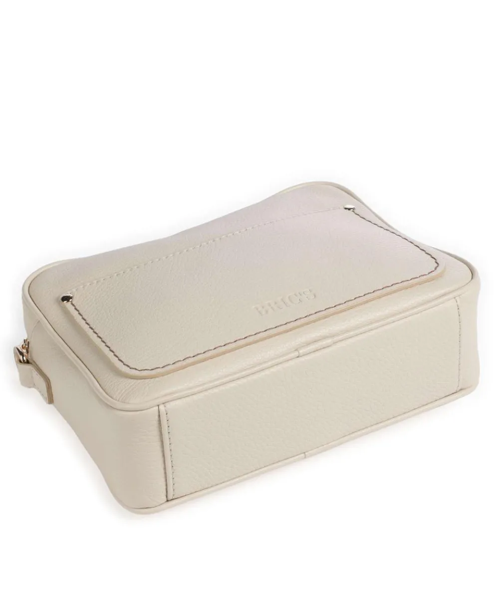 Gondola Magnolia Umhängetasche genarbtes Leder beige