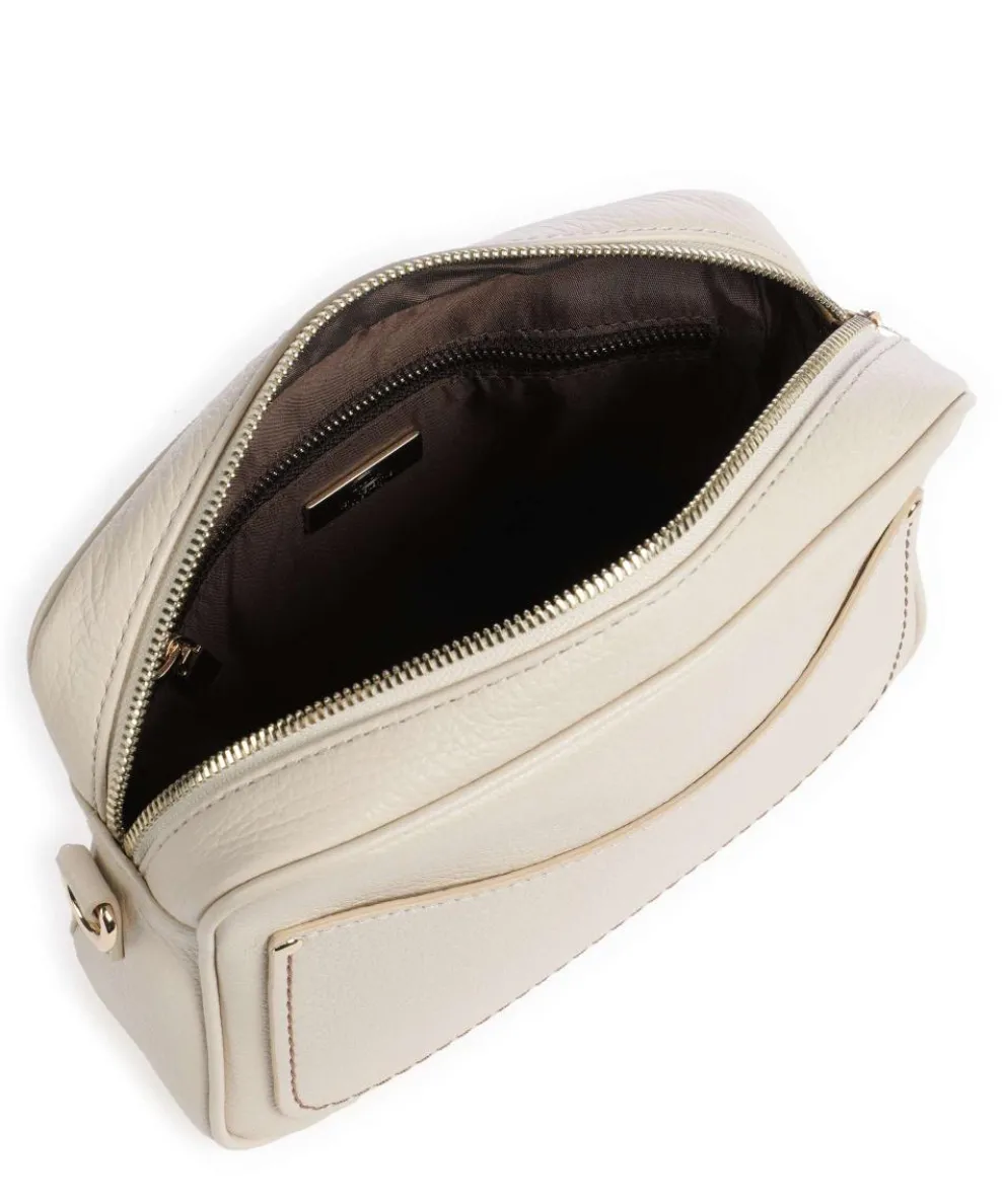 Gondola Magnolia Umhängetasche genarbtes Leder beige