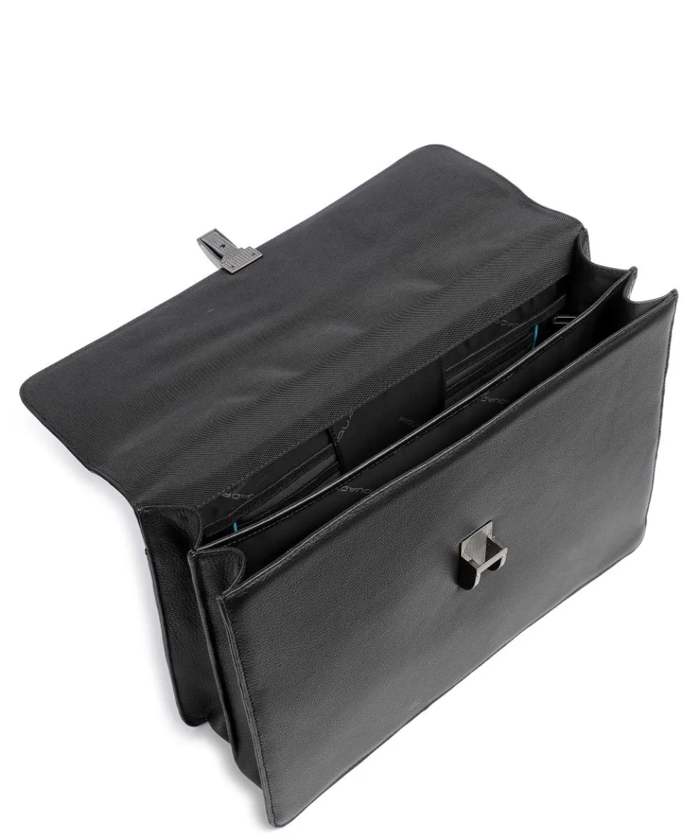 Collezione Modus Restyling Aktentasche 15″ genarbtes Rindsleder schwarz